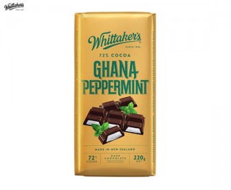 Whittaker's 惠特克 加纳薄荷巧克力 200克(72%可可) Whittaker's 惠特克 加纳薄荷巧克力 200克(72%可可)